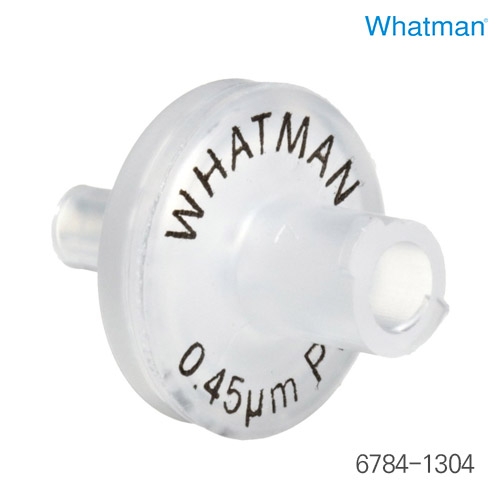 Whatman Puradisc 시린지 필터 PTFE 13/0.45 100/pk(6784-1304)